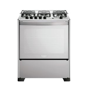 Fogão 5 Bocas Espelhado com Mesa Inox Dako Magister Inox Style Bivolt