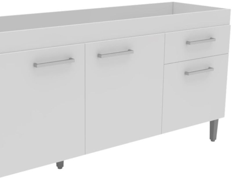 Balcao-de-Pia-160cm-3-Portas-1-Gaveta-1-Prateleira-Unibelle-Moveis-1060Branco