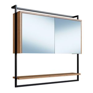 Armario Espelheira 80 cm Com Toalheiro P1043 PP Milani Store