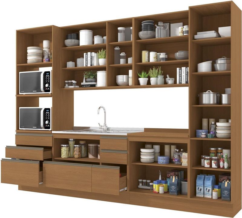 Balcao-120cm-4-Portas-4-Gavetas-Maxxi-Kappesberg-G746-CN-Canela