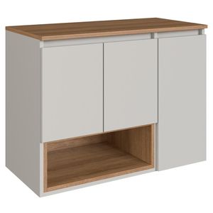 Gabinete Suspenso 3 Portas Com Tampo BL9220 FAEM