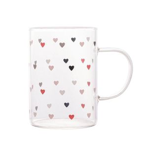 Caneca Vidro Love 200 Ml Lyor Branco