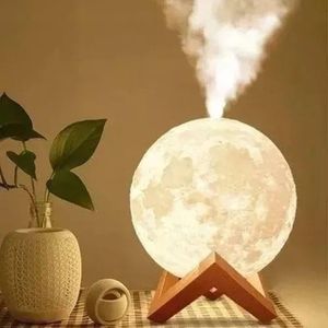 Abajur Luminária Lua Com Umidificador & Purificador De Ar Lua