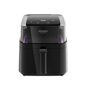 Fritadeira Air Fryer Dako Digital Com 6 Litros E Visor 360° 4 Em 1 110V