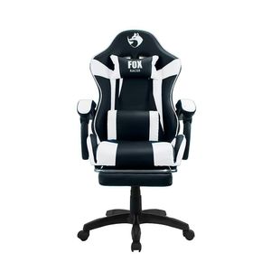 Cadeira Gamer Fox Racer Zerda Com Apoio De Pés Branca W20
