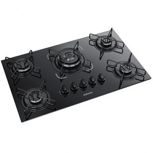 Cooktop Itatiaia Essencial 5 Bocas Tripla Chama Preto Bivolt