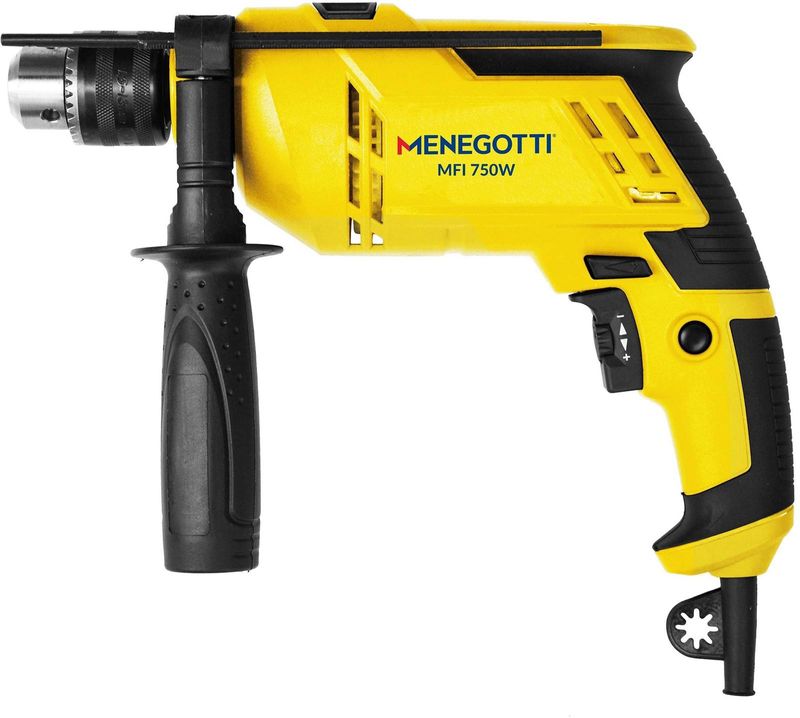 Furadeira de Impacto Menegotti MFI-750W 1/2 127V