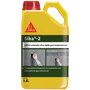 Aditivo Sika 2 Acelerador Ultrarrapido 3,6 Litros