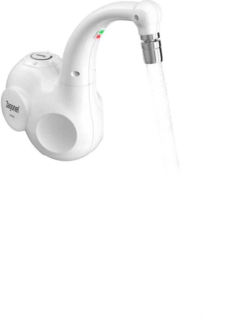 Torneira Eletrônica Zagonel Lumen Branco 5500W 110V-ns_207751_2