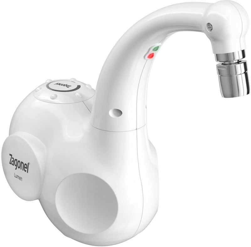 Torneira-Eletronica-Zagonel-Lumen-Branco-5500W-220V