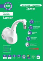 Torneira-Eletronica-Zagonel-Lumen-Branco-5500W-220V