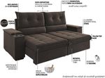 Sofa-4-Lugares-Retratil-e-Reclinavel-Boutique-Viero-Duplo-Molejo-VeludoMarrom-Bombom-230Cm