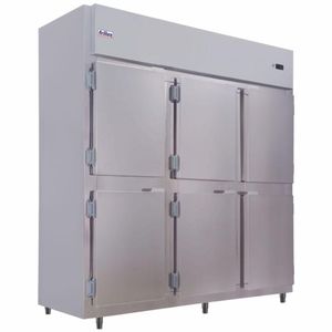 Mini Câmara Comercial Luxo 6 Portas Rf067 Frilux Mini Câmara 1400 Litros Inox 220v