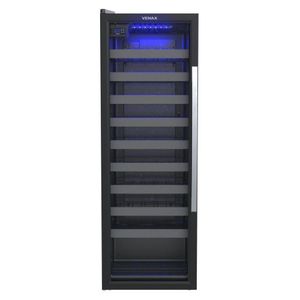 Adega Climatizada Venax Piubella 200 Porta Invertida 209L 50 Garrafas Preto 220V