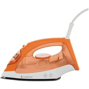 Ferro Cadence 2 Em 1 Seco E Vapor Iro210 - Iro210-127 Laranja/branco 110 Volts
