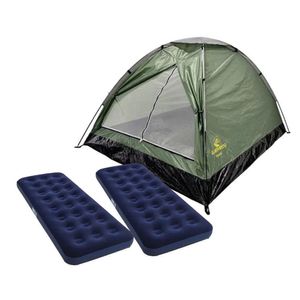 Barraca Acampamento Iglu 2 P Koala+colchão Inflável Solteiro