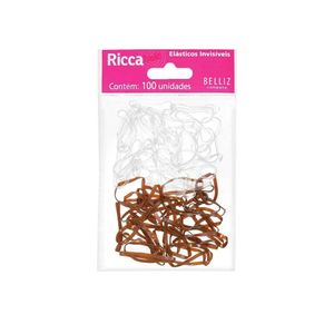 Elásticos Invisíveis Para Cabelo Ricca C- 100un