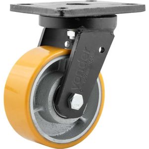 Rodizio Giratório 5'' Pu+Ferro Industrial Vonder