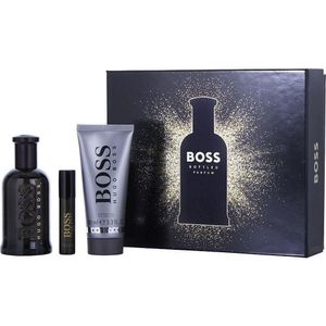 Perfume Masculino Hugo Boss Bottled Parfum Spray 100 Ml & Gel De Banho 8 Mini