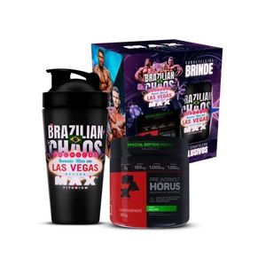 Promopack Max Em Las Vegas hórus 300g + Coqueteleira Personalizada Sabor Mojito