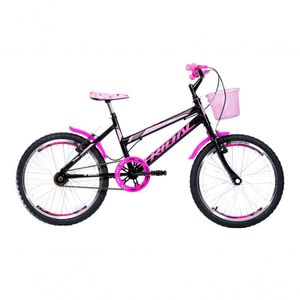 Bicicleta Aro 20 Feminina Infantil Tridal - Preto - 14