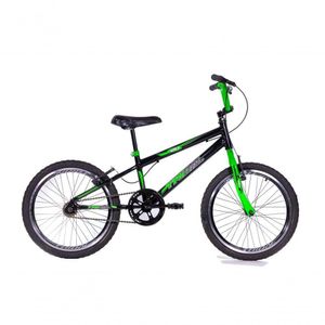 Bicicleta Infantil Aro 20 Bmx Carbon Steel Tridal Bike - Preto/verde