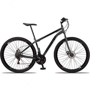 Bicicleta 29 Dropp Sport Aço 21 Marchas Freio A Disco Grafite+preto