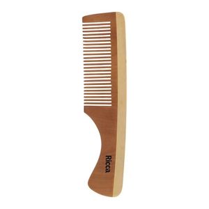 Pente Para Cabelos De Madeira 18cm Dente Largos Ricca Belliz