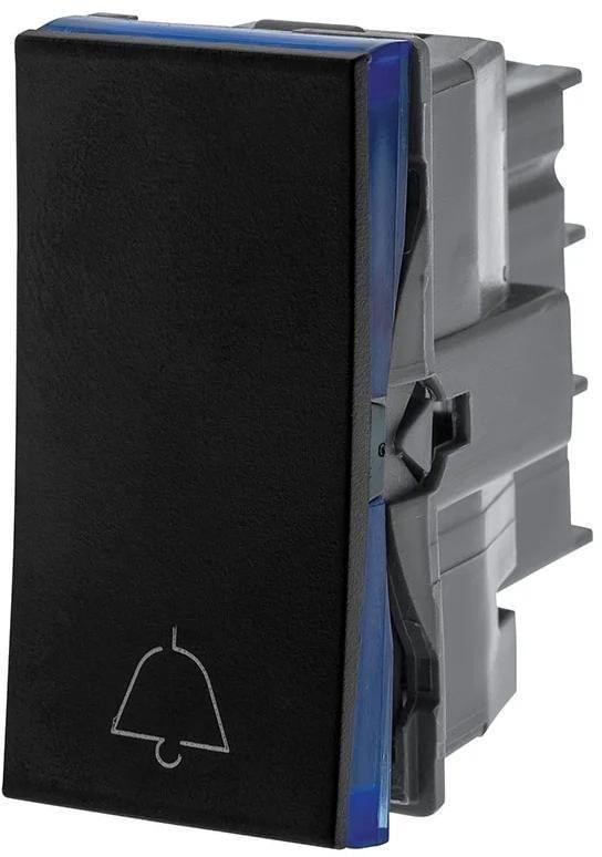 Modulo-Pulsador-Campainha-Pial-Plus--Legrand-2A-250V-Preto