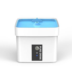 Bebedouro Fonte Agua Sensor Automatico 1,5 Litros Pet Gato Cachorro Caes Filtro Limpeza Purificada