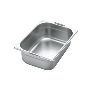 Cuba Tramontina 1-2 Em Aço Inox Com Alças Moveis Profundidade 150 Mm - Aço 304