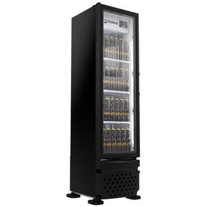 Cervejeira Imbera 244 Litros Porta De Vidro Preto CCV144 220V