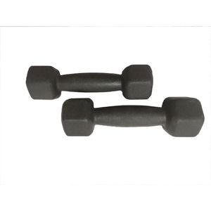 Par de Halter Revestido e Texturizado Ahead Sports 9kg Preto