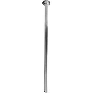 Pé Para Móveis Tipo Tubo Zamar Prata 80cm