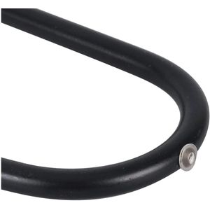 Pé de Aço Para Mesa Zamar Preto 80cm