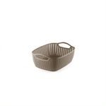 Cesto-Organizador-Trancado-Ordene-Plastico-Largo-Bege-Tamanho-M