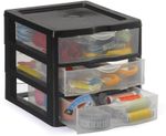 Gaveteiro-Nitron-Pequeno-3-Andares-Preto-3-Gavetas