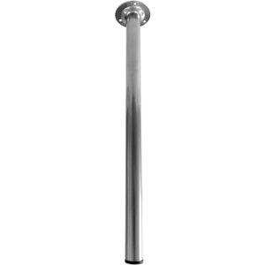 Pé Para Móveis Tipo Tubo Zamar Prata 50cm