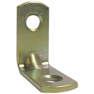 Cantoneira em L Zamar Bicromatizado Padraõ de Furos 1x1 1"