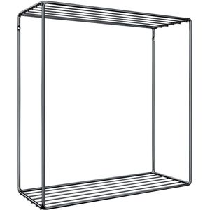 Nicho Decorativo Quadrado Preto Linha Stilo Zamar