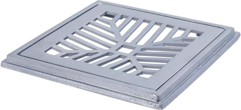 Ralo-Grelha-Quadrado-com-Porta-Ralo-Aluminio-Polido-LG-Mais-30x30cm