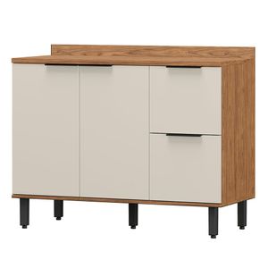 Balcao Pia Com Tampo MDF 120 cm Tosc BT3 TP1 MXM