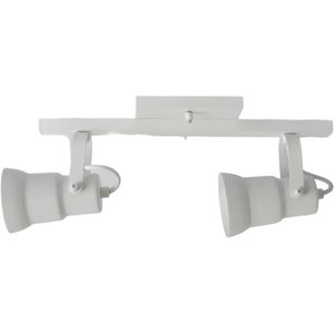 Luminária Trilho de Spot 2 Lâmpadas Arredondado 30W Alumínio Emalustres 2712/.002 Branco Bivolt