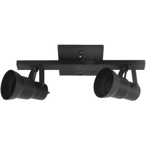 Luminária Trilho de Spot 2 Lâmpadas Arredondado 30W Aluminio Emalustres 2712/.000 Preto Bivolt