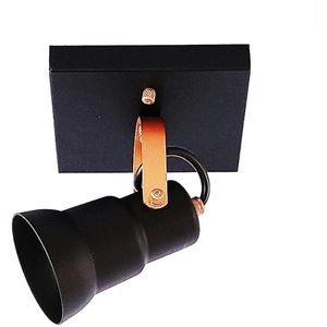 Spot de Sobrepor 1 Lâmpada Arredondado 30W Alumínio Emalustres 2711/.003 Preto/Cobre Bivolt