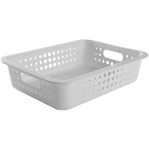 Cesto Organizador OU Tamanho G Baixo Branco 9L