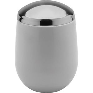 Porta Algodão OU Branco em Plástico Cromo Belly
