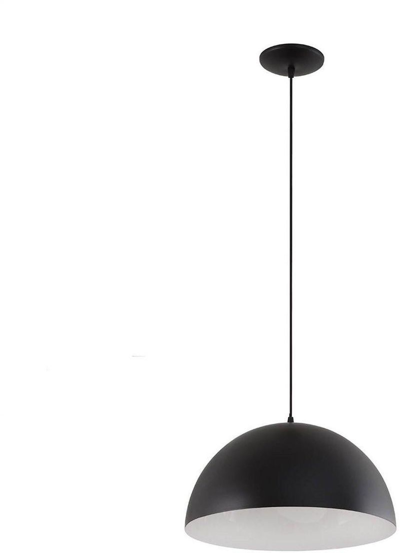 Pendente-1-Lampada-Caps-Arredondado-30W-Aluminio-Emalustres-2352--000-Preto-Branco-Bivolt