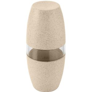 Porta Escova de Dente  PEV502 com Tampa Bege em Plástico Eco OU