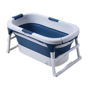 Banheira Dobrável Grande Azul
